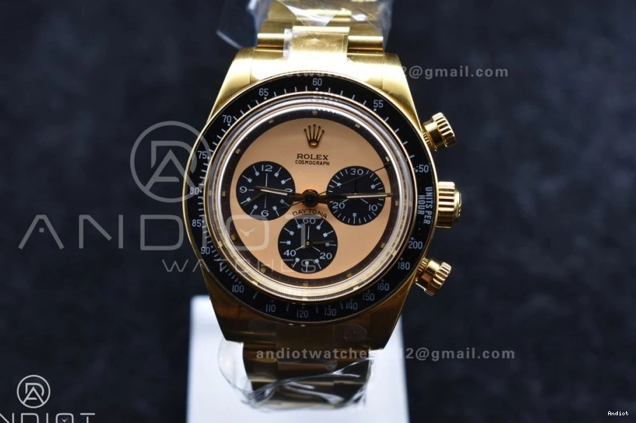 Best Dial YG YG 832 A on Edition YG Youthful Daytona Bracelet Black ADGF 0724